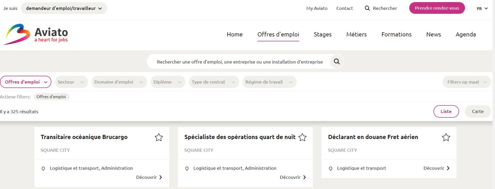 Offres d'emploi
