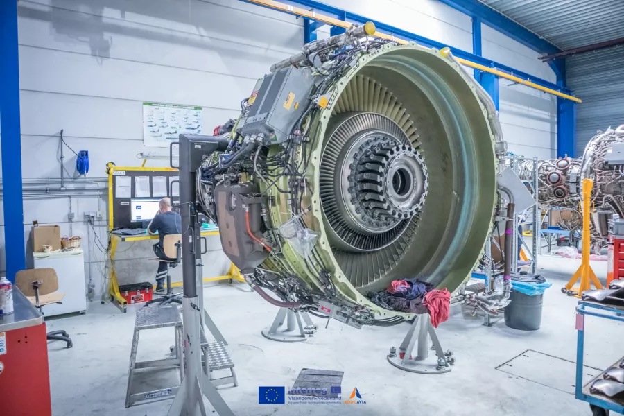 MRO Vliegtuigmotor