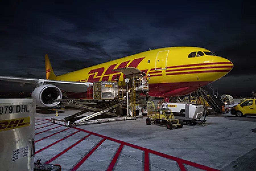 DHL vliegtuig